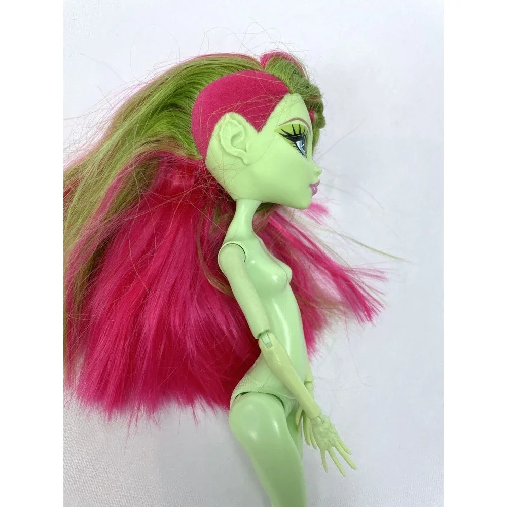 Monster High Venus McFlytrap Doll Pink Green Hair‎ Nude No Clothes
